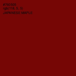#760505 - Japanese Maple Color Image